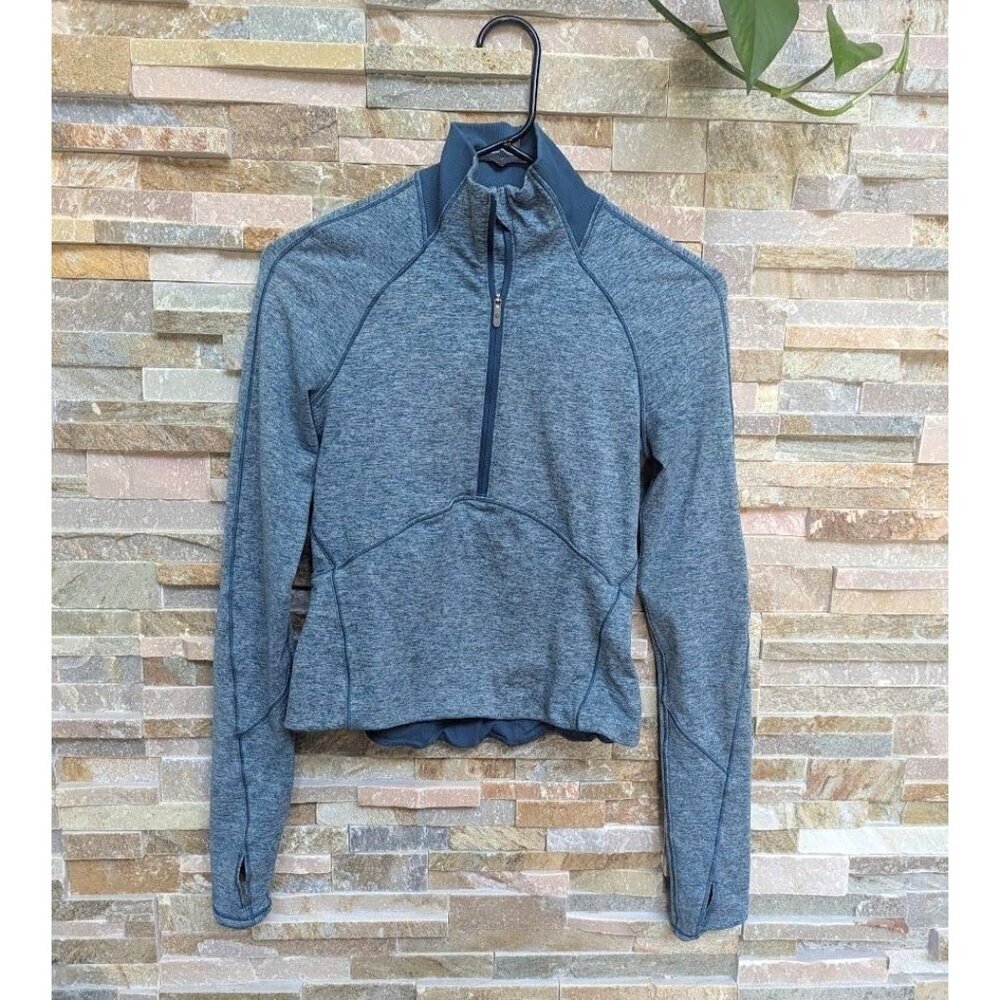 Lululemon Sweater Women's Always Alert 1/2 zip pullover Run long sleeve 2